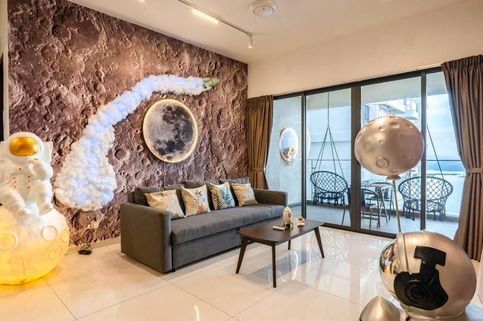 D'Maneki Full Seaview Suite【Pool Table & Bathtub】 Apartment in Johor Bahru