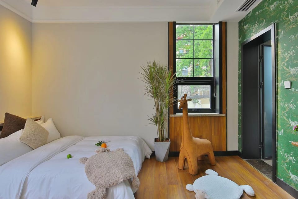 WUJIN Round view twin room Vacation rental in Tianjin