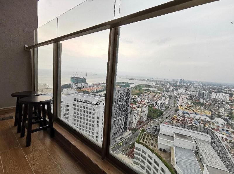 ATTIC✦Peak of MLK Seaview Modern Studio [TV BOX]#7 Apartment in Malacca