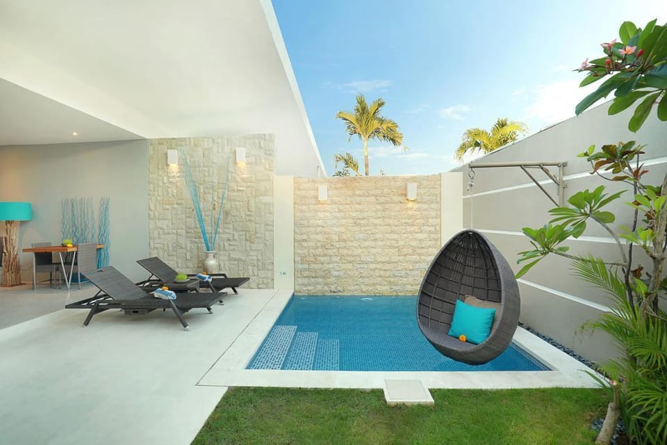 Amazing Jacuzzi 1 BR Private Pool NE100A Villa in Kuta