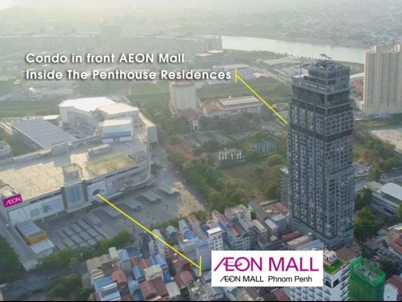 Luxurious Condo in front AEON Mall Phnom Penh Apartment in Phnom Penh Province