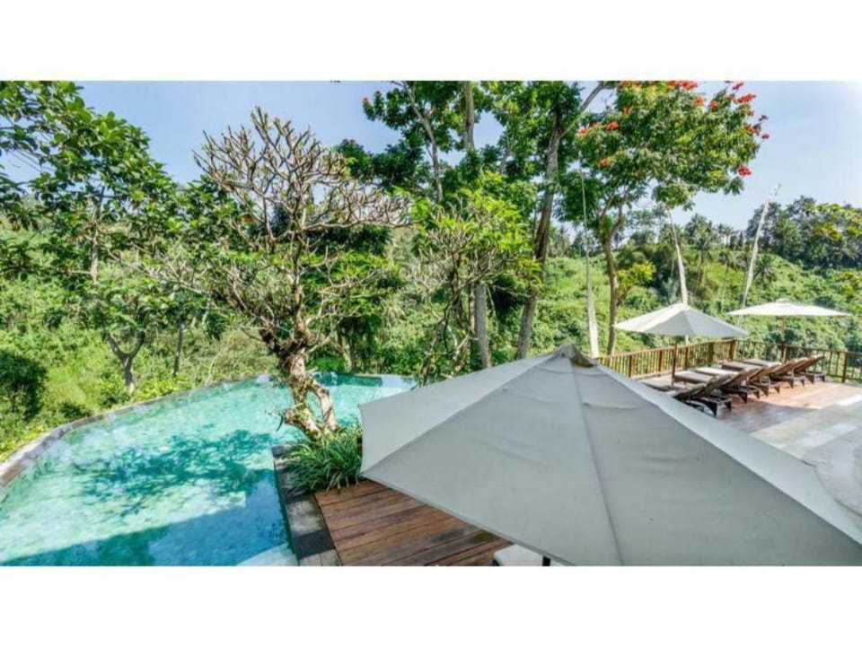 Stunning 2 BR Family Pool View #K140 Villa in Ubud