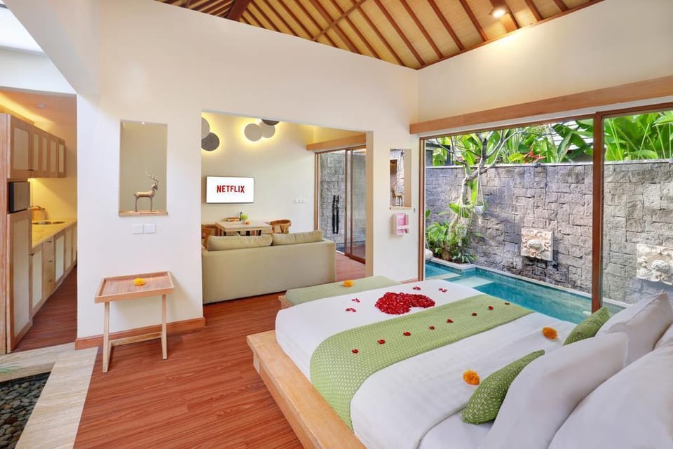 Rose 1 BR Villa with Private Pool DH74 Villa in Kuta