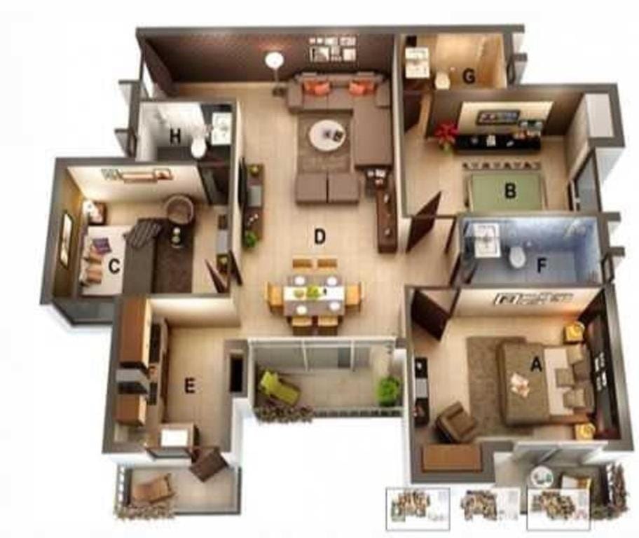 Emerald  Taj View Apartment - 3 Bedrooms 7 Guests Apartment in Agra