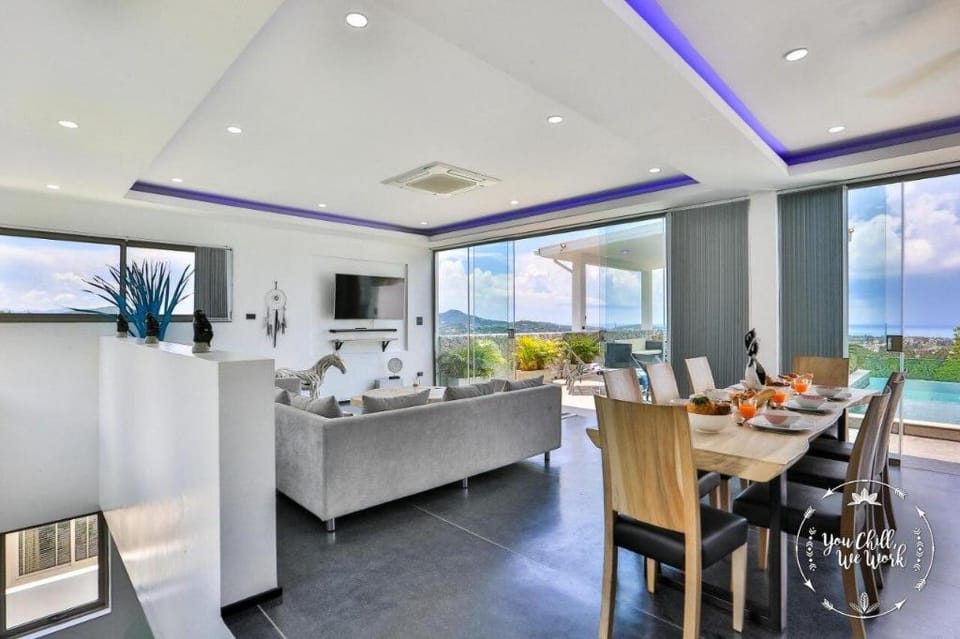 Azur Villa, Ocean View, 4 Br, Modern and Elegant Villa in Ko Samui