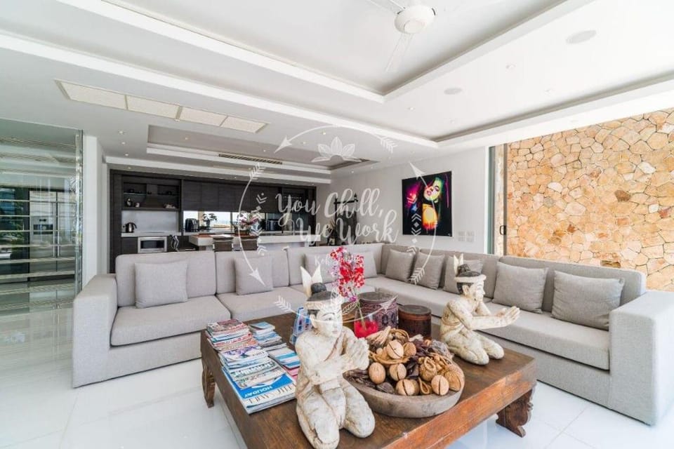Ban Serenity Panoramic Sea View 3 BR Luxury Design Villa in Ko Samui