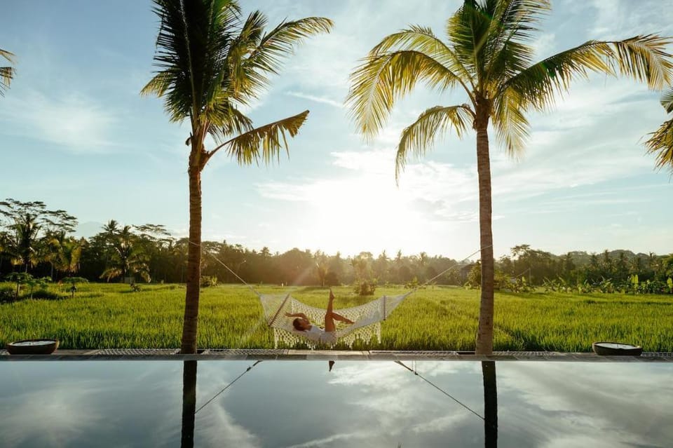 Minimalist Modern Villa in Ubud Rice Fields Villa in Bali