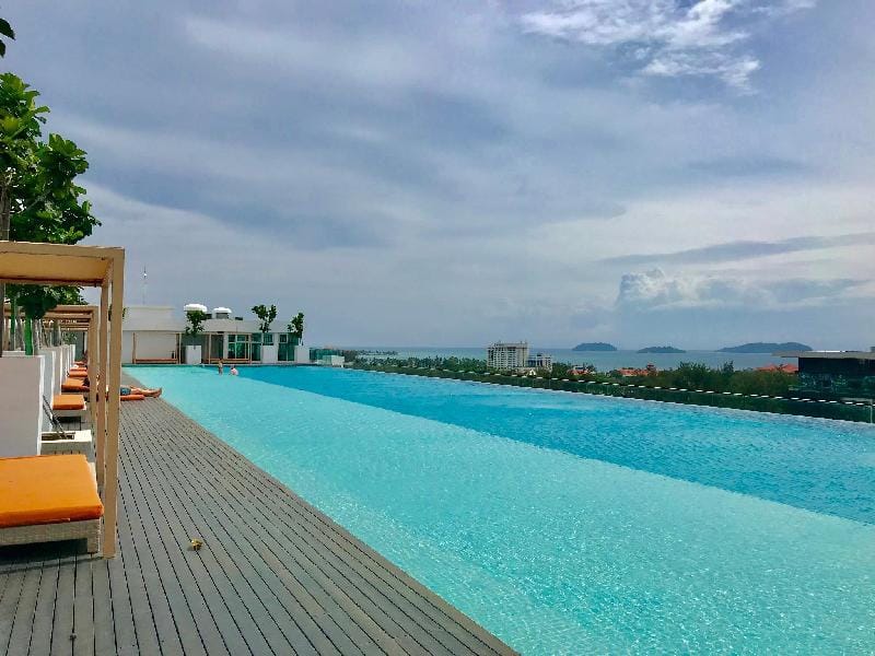 Sutera Avenue 2 room with Infinity Pool,Sky Garden Apartment in Kota Kinabalu