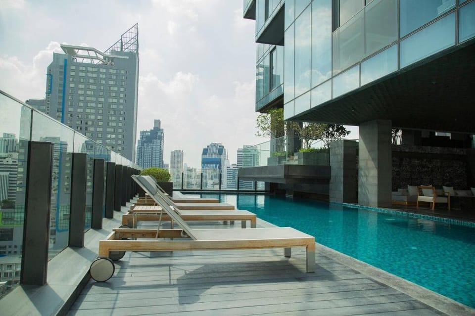 Bangkok&Pool&BTS Nana&MRT Sukhumvit&Max4ppl#7F37 Apartment in Bangkok
