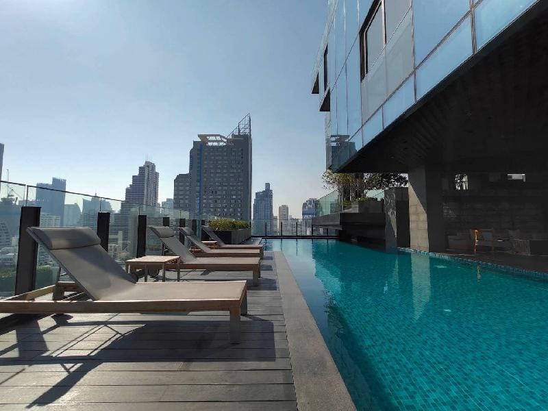 Bangkok&Pool&BTS Nana&MRT Sukhumvit&Max4ppl#8F43 Apartment in Bangkok