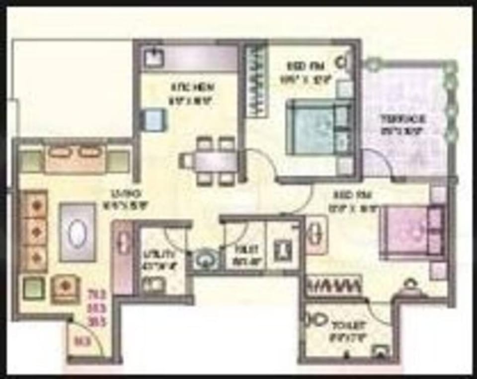 Edit 2BHK Fully Furnished Luxury Flat at Wakad Apartment in Pune