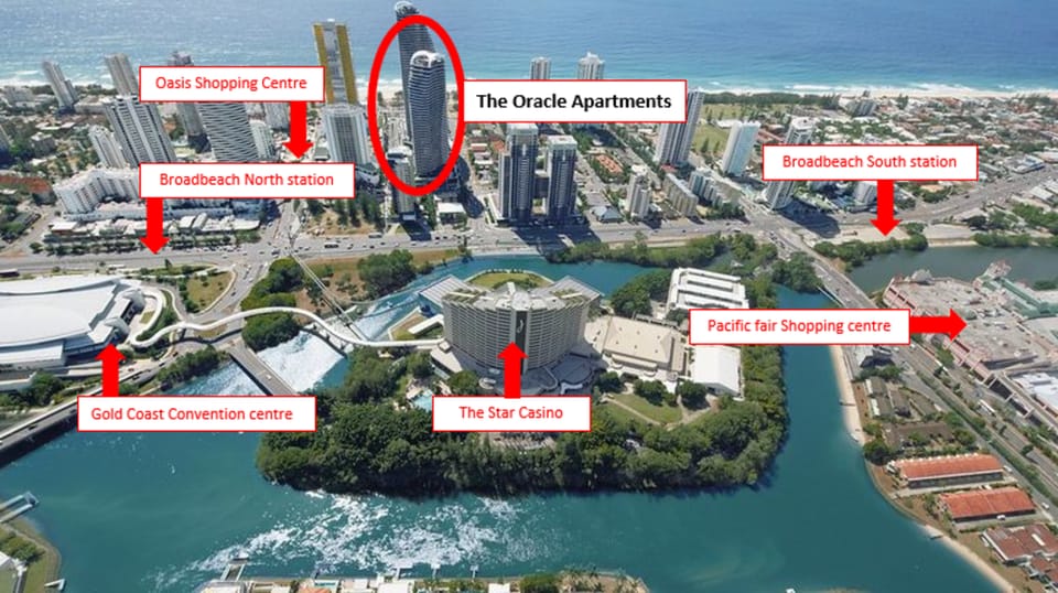 Oracle Tower 2 Luxury and Views on the 27th floor Apartment in Gold Coast