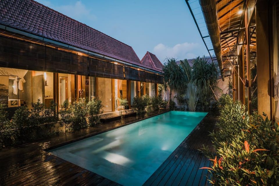 Deluxe 1 BR Private Pool Teak Villa JU100A Villa in North Kuta