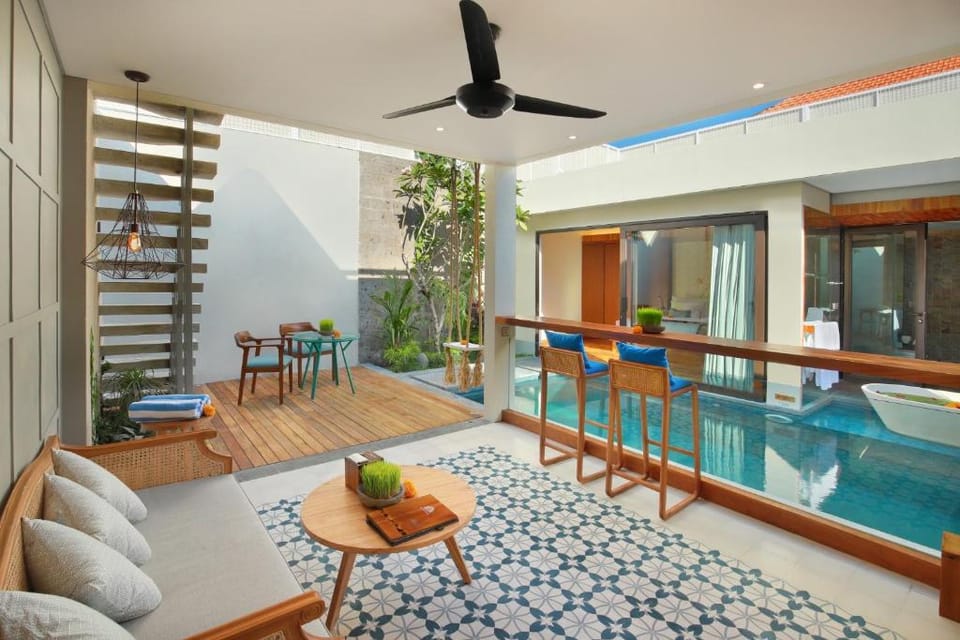 Romantic 1 BR Villa Private Pool & Bathtub JU103A Villa in North Kuta