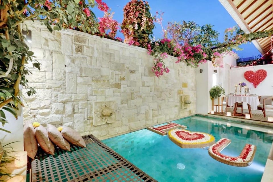 Romantic 1 BR Villa Private Pool+Bathtub #V393 Villa in Kuta