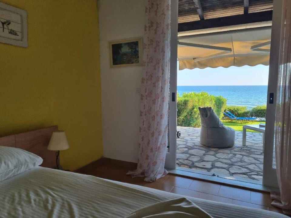 Glyfada Beachfront House Ab3g Vacation rental in Corfu, Greece