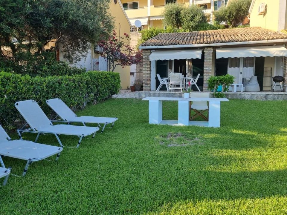 Glyfada Beachfront House Ab3g Vacation rental in Corfu, Greece