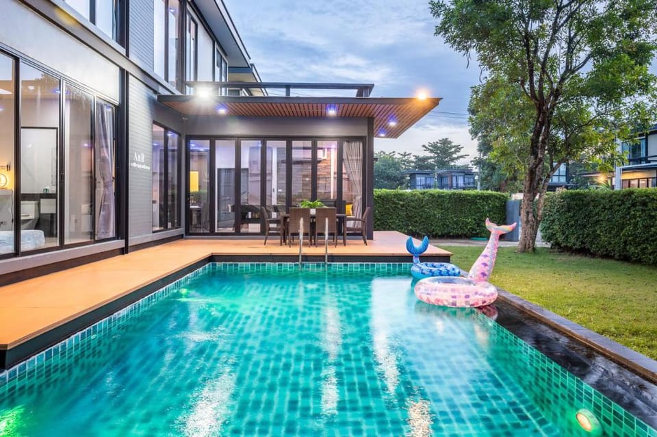 AnB Loft poolvilla 3BR/3bath close Jomtian beach Villa in Pattaya City