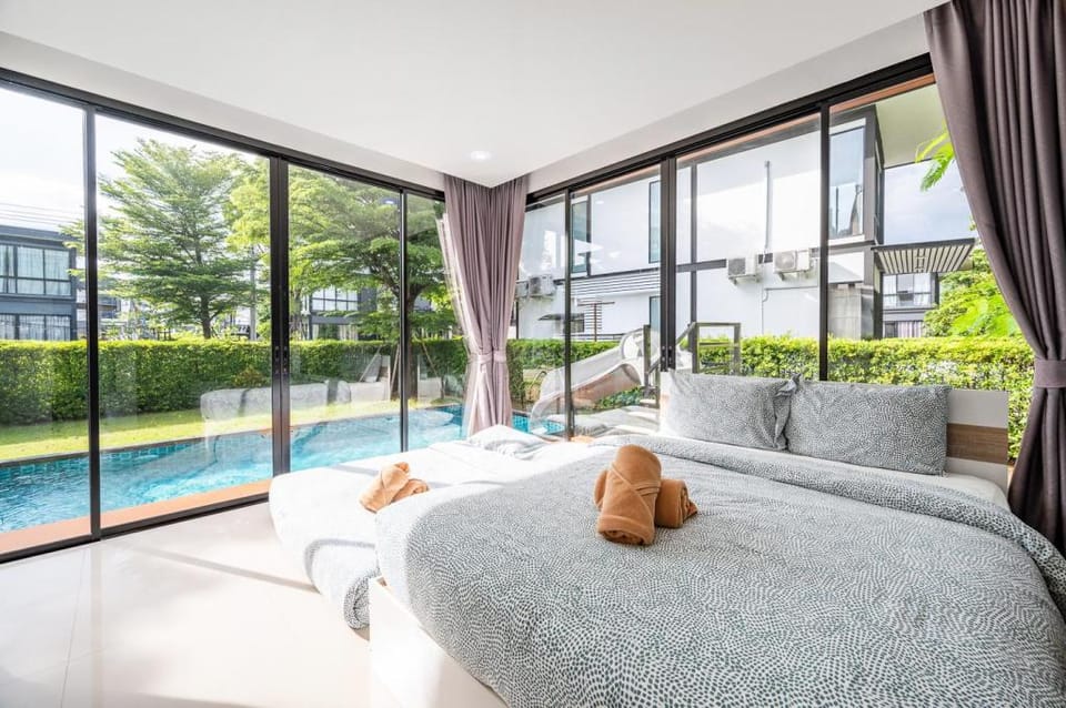 AnB Loft poolvilla 3BR/3bath close Jomtian beach Villa in Pattaya City