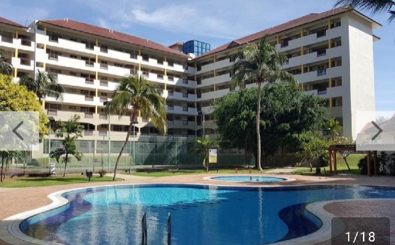 THE LEISURE SEA-VIEW Studio in P.Dickson<1-4pax> Apartment in Port Dickson