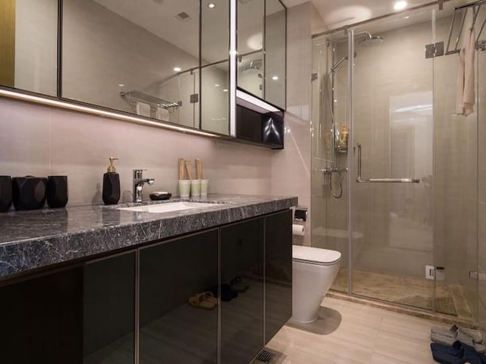 J金鸡湖•湖景资奢三居/诚品书店/圆融星座 Apartment in Suzhou