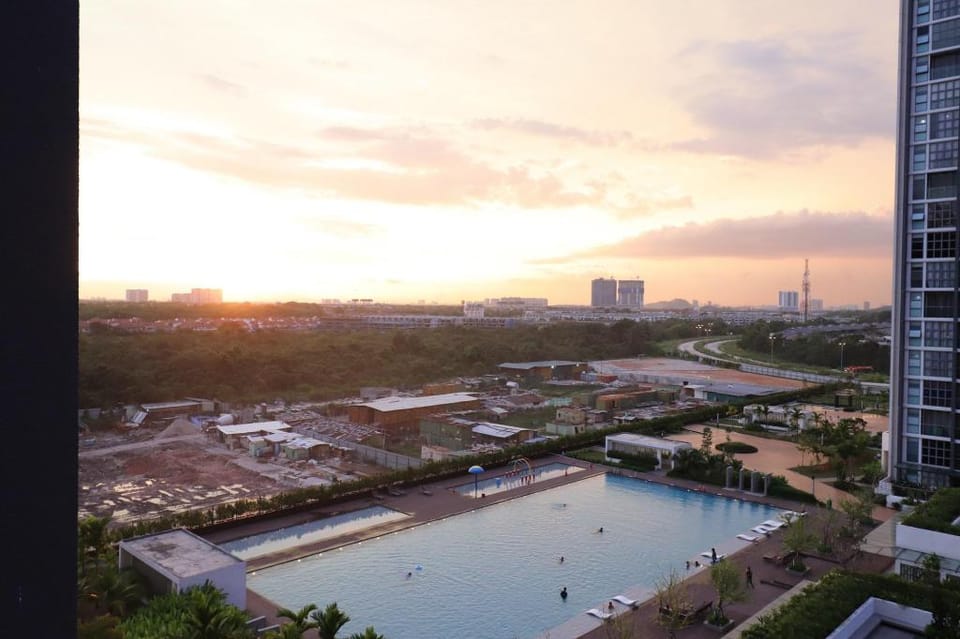 Muji Design 3BR 5pax Balcony Pool View near to MMU Cyberjaya Apartment in Selangor, Malaysia