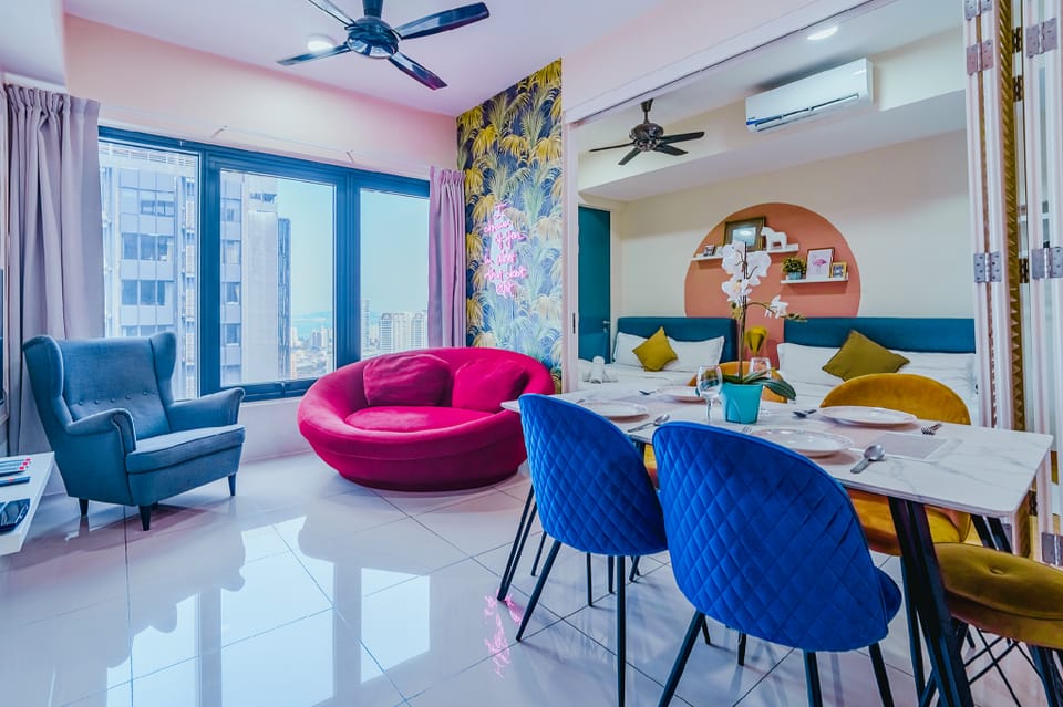 Tropicana 218 Macalister by YueLai Inn Warm Family Suite in George Town Apartment in George Town