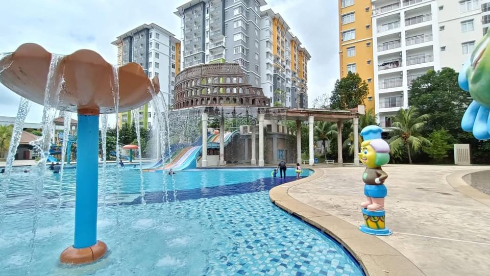 Paragon Water Themepark Suites Melaka by GGM Apartment in Malacca
