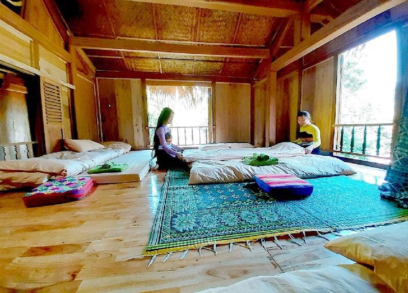 Mai Chau Homestay -Bamboo Wall-Traditional culture Vacation rental in Laos