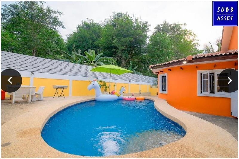 Orange Theme Villa for 15 Person |Center of Huahin Villa in Hua Hin District