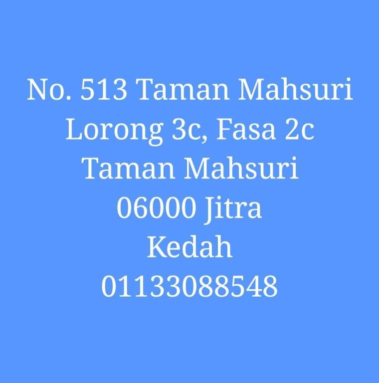 MAHSURI HOMESTAY JITRA Vacation rental in Kedah