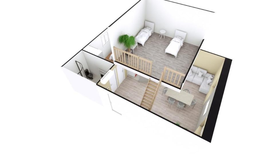 Cholet centre Appart climatise parking 6 personnes Apartment in Pays de la Loire