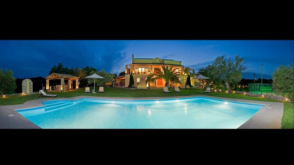 Vip Luxury Villa Privilege Classic Exclusive Corfu Villa in Peloponnese, Western Greece and the Ionian