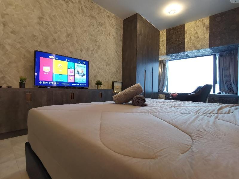 ATTIC✦Premium Couple's Studio@MLK Town[NETFLIX]#22 Apartment in Malacca