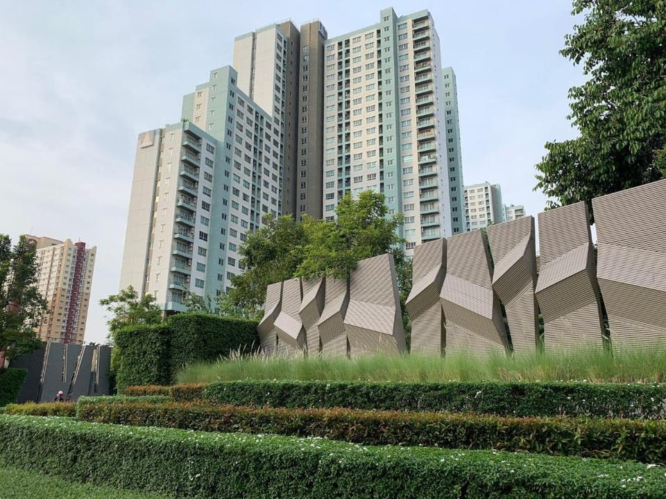 Cozy1bedroom Panoramic view for long stay near MRT Apartment in Bangkok