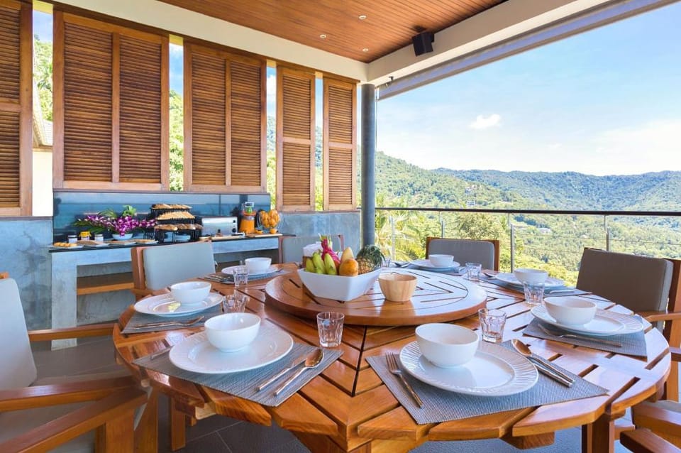 Baan View Talay | 6BR Hilltop Villa w/ Ocean View Villa in Ko Samui