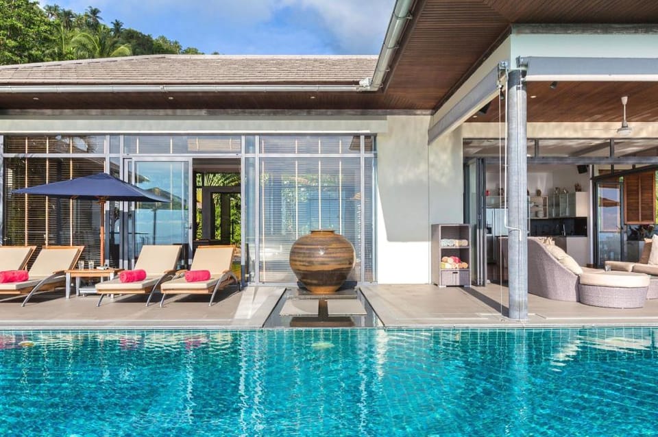 Baan View Talay | 6BR Hilltop Villa w/ Ocean View Villa in Ko Samui