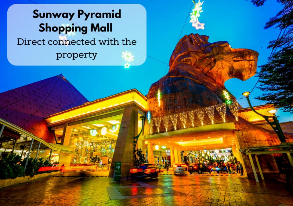 Sunway Studio 4pax (27) Connect Sunway Pyramid Mall | Sunway Lagoon Apartment in Subang Jaya
