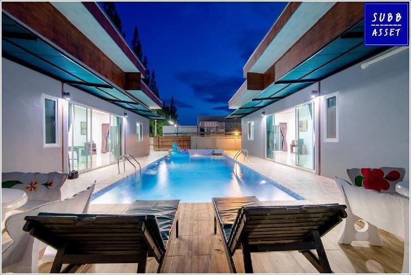 Twin Poolvilla for 30 Persons | Center of Huahin Villa in Hua Hin District