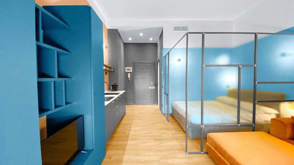 BNB Capital Milano Central Station - Blue Apartment in Milan