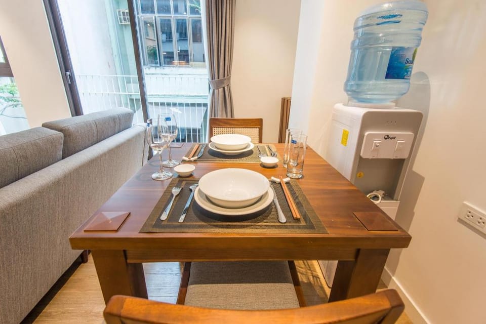 Nature Wooden 1BR Apartment Linh Lang FREE 1 Drink Apartment in Hanoi