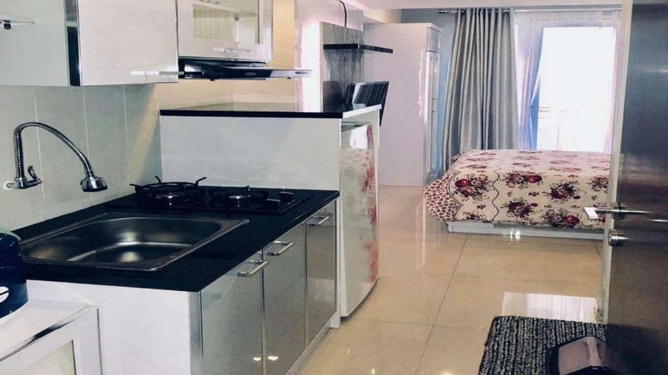 Studio Lux lantai rendah interior lengkap by GHS Apartment in Bandung