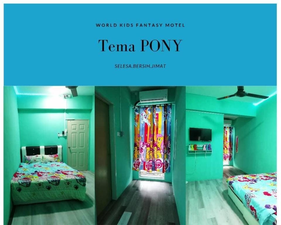 Theme Room Hello Kitty , Little Pony and Spiderman Villa in Perak