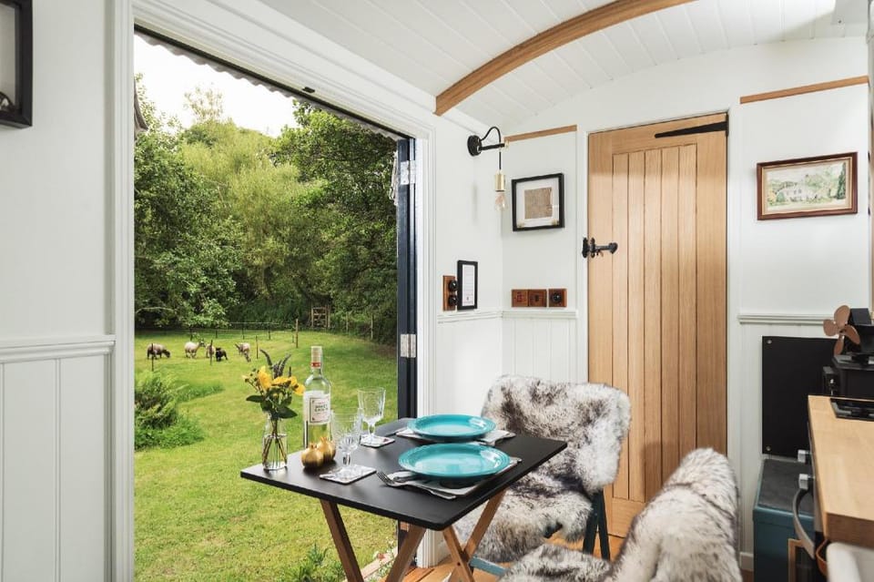 The Wriggly Tin & Baa Spa at Tregoose Old Mill Vacation rental in Saint Columb Major