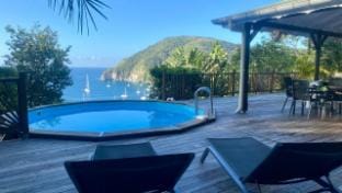 VILLA PALMA Deshaies avec piscine privée - vue mer Villa in Deshaies