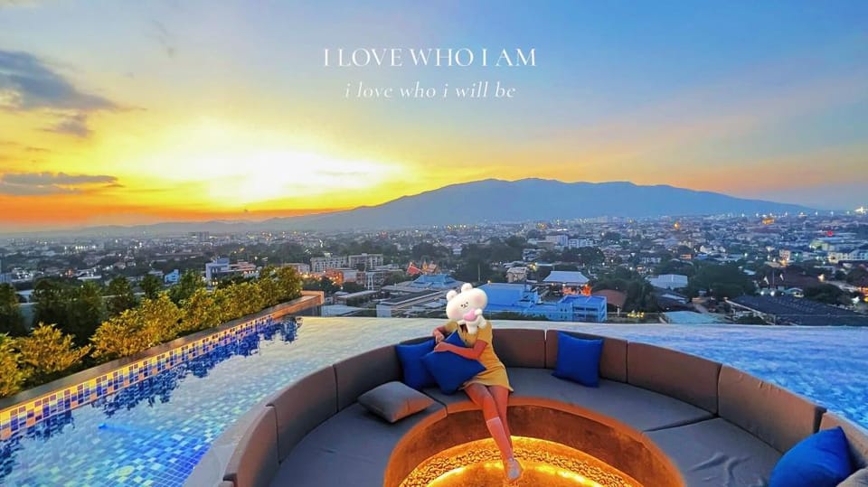 New sky river pool gym city and Mountain View 2BR Apartment in Thailand