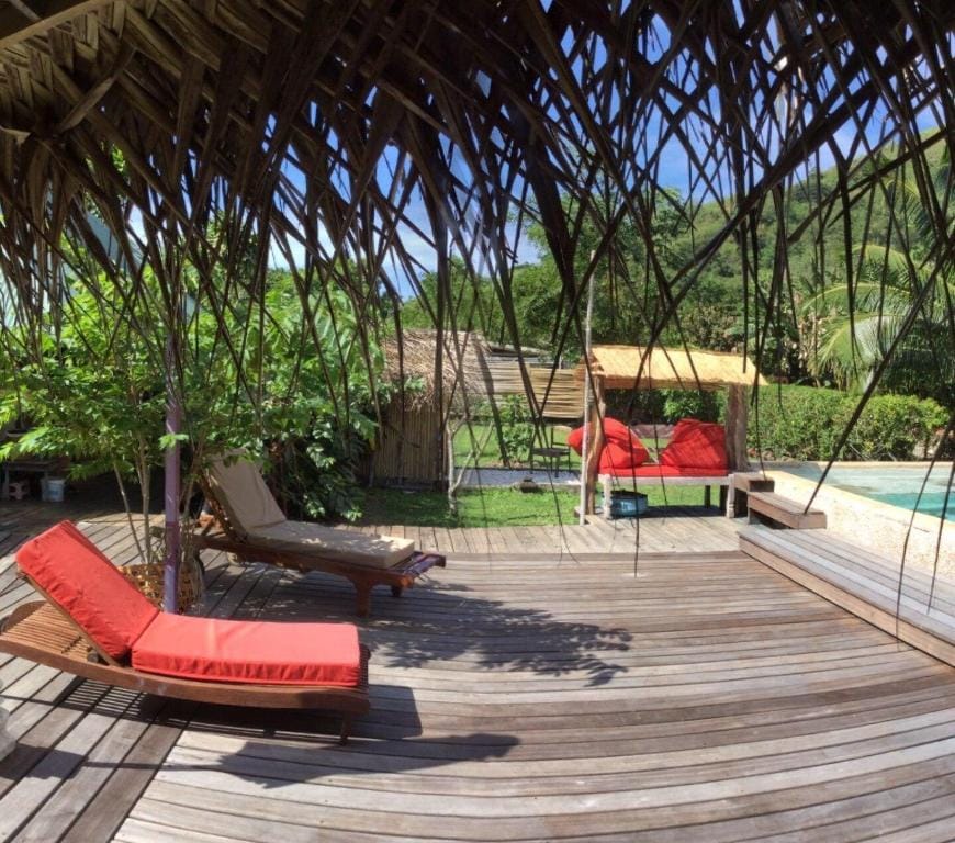 Bungalow SeaShell avec bain privé, air conditionné Vacation rental in Moorea-Maiao