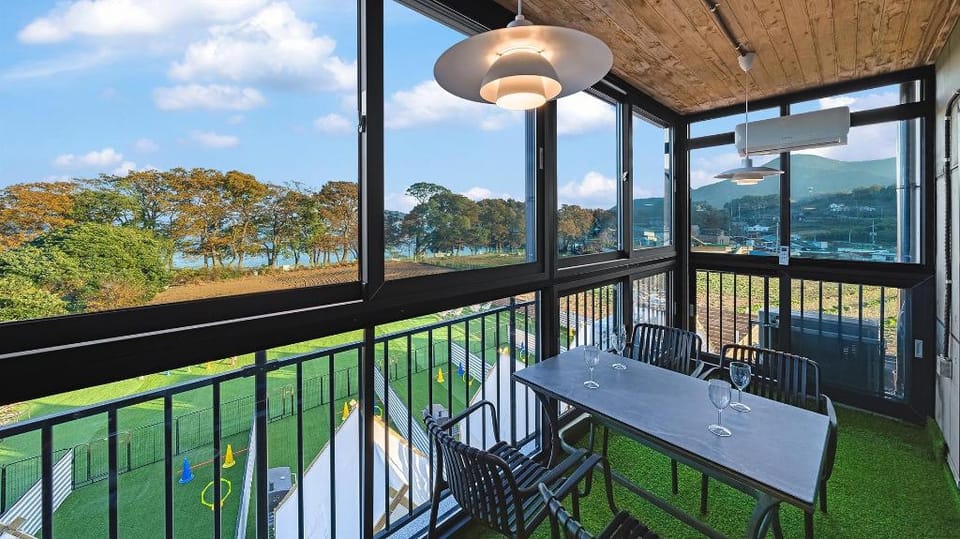 Namhae Dangdangi Dog Pension Blue Bed and Breakfast in South Korea