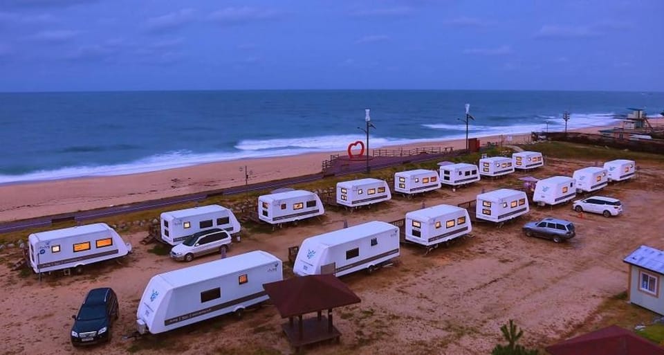 Goseong chungganjeong caravan Campground/ 
RV Resort in South Korea