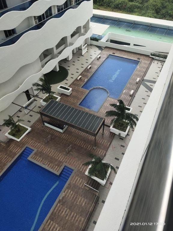 B-08 THE WAVE RESIDENCE, 2 Room Suites,Pool View Apartment in Malacca